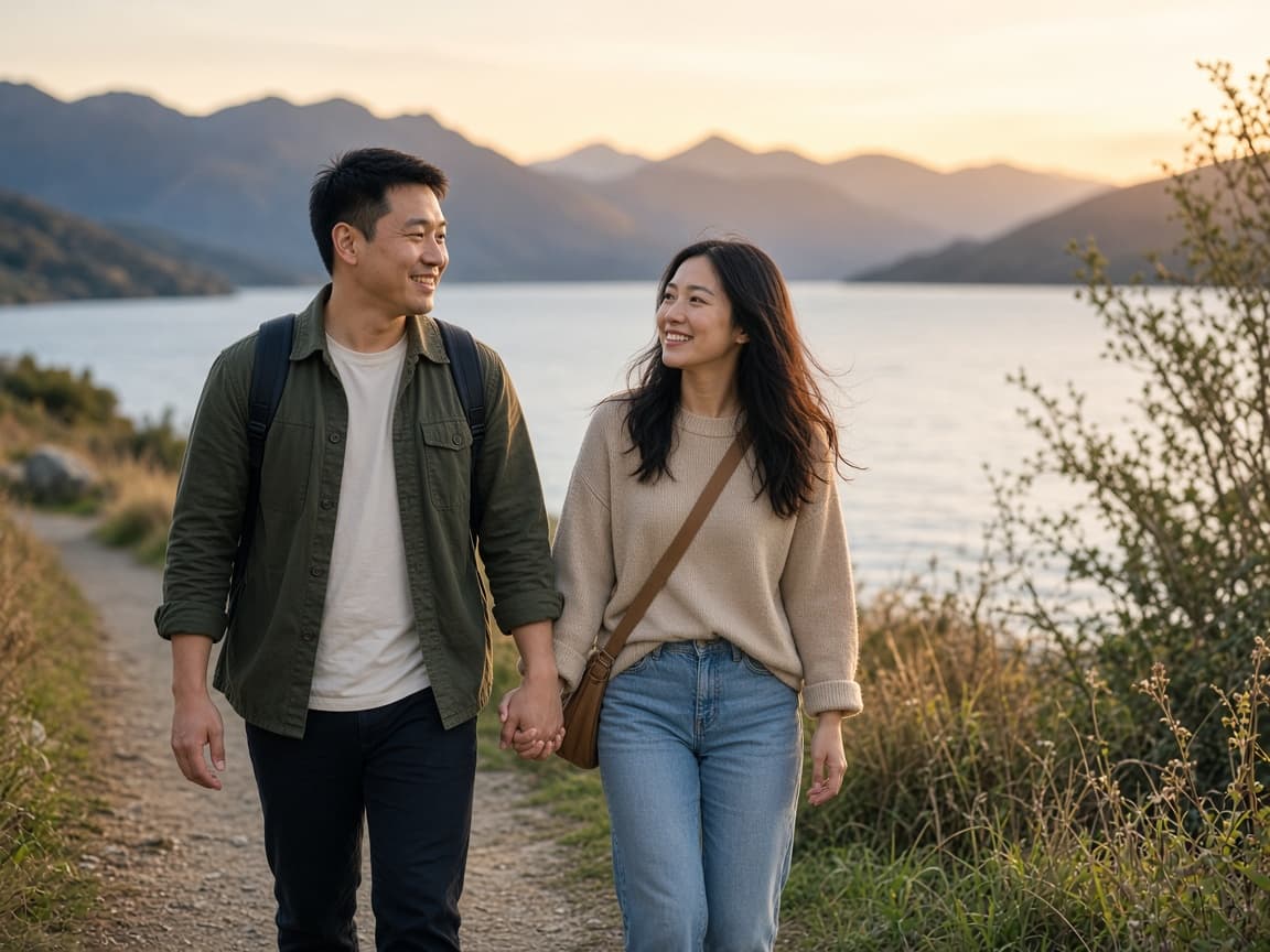Couple building a life together in New Zealand